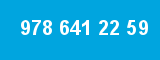 978 641 22 59 978 641 22 59